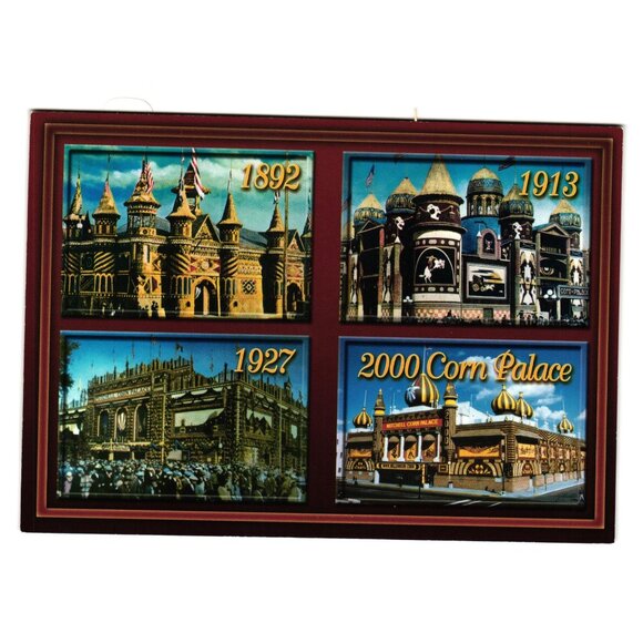 Corn Palace History Vintage Postcard Landmark Collectible Mitchell SD Roadside - Picture 1 of 2